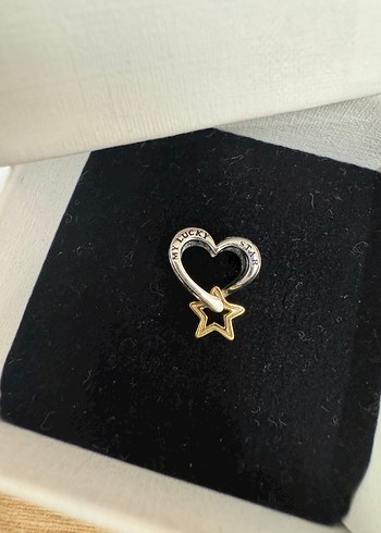 Pandora şanslı yıldız ve kalp charm - Görsel 2