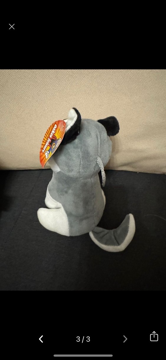 Gri Peluş Köpek Oyuncak - Görsel 3