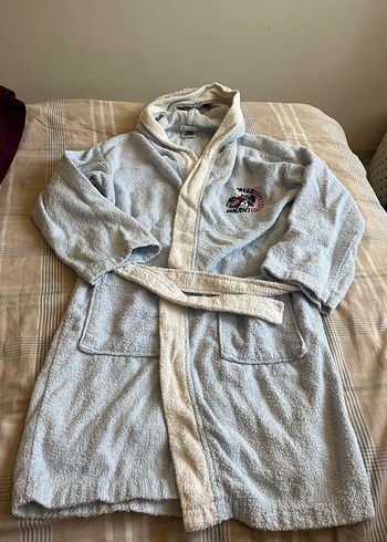 Erkek Çocuk Nakışlı Bornoz - Görsel 2