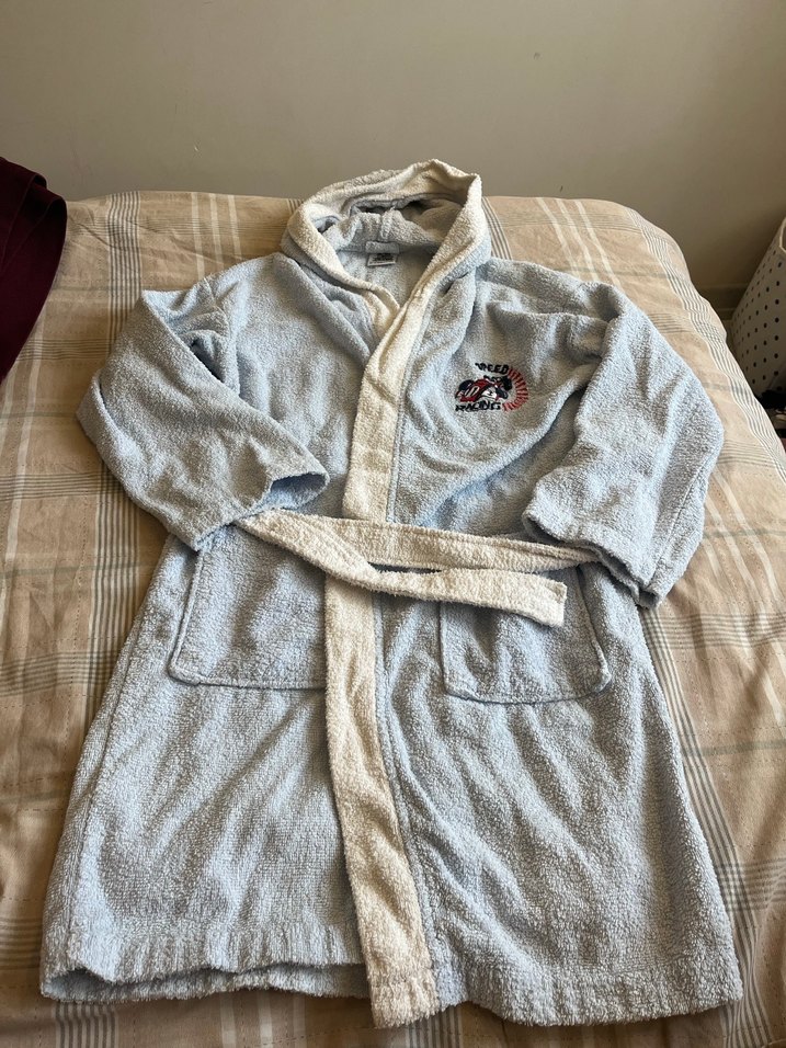 Erkek Çocuk Nakışlı Bornoz - Görsel 2