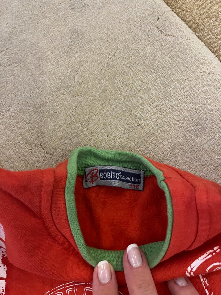 Renkli Baskılı Erkek Sweatshirt - Görsel 2