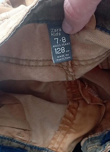 7 Yaş Beden Zara kot pantolon