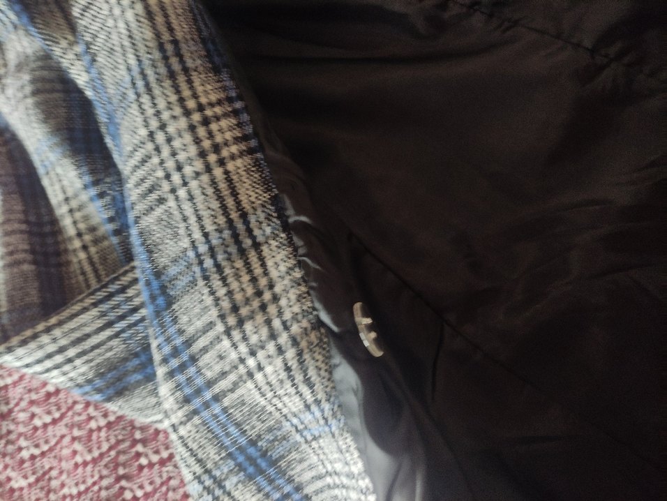 Trendyol Milla ekose ceket mavi siyah - Görsel 3