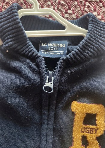 Nakışlı Erkek Çocuk Triko Ceket - Görsel 2