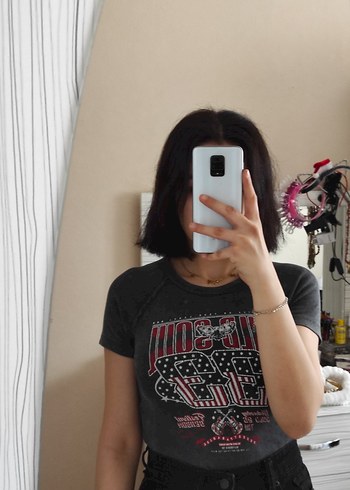 gri vintage tshirt - Görsel 2