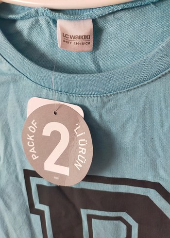 9 Yaş Beden mavi Renk Kız Çocuk Pijama Takım