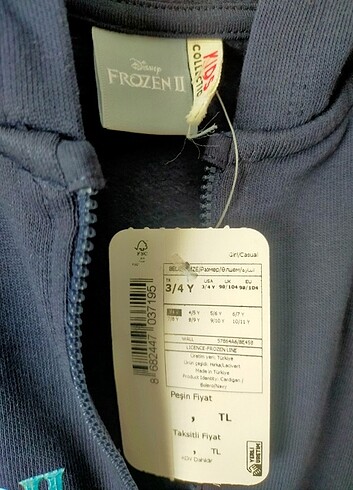 Defacto Defacto kız çocuk frozen sweatshirt