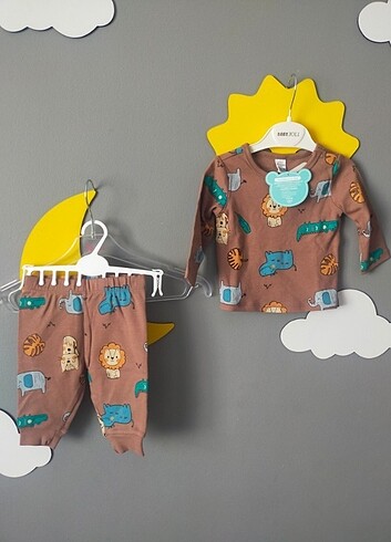 Erkek Bebek Pijama Takım