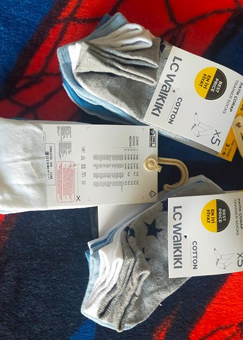 LC Waikiki Erkek Çocuk Pamuklu Renkli Çorap - Görsel 3