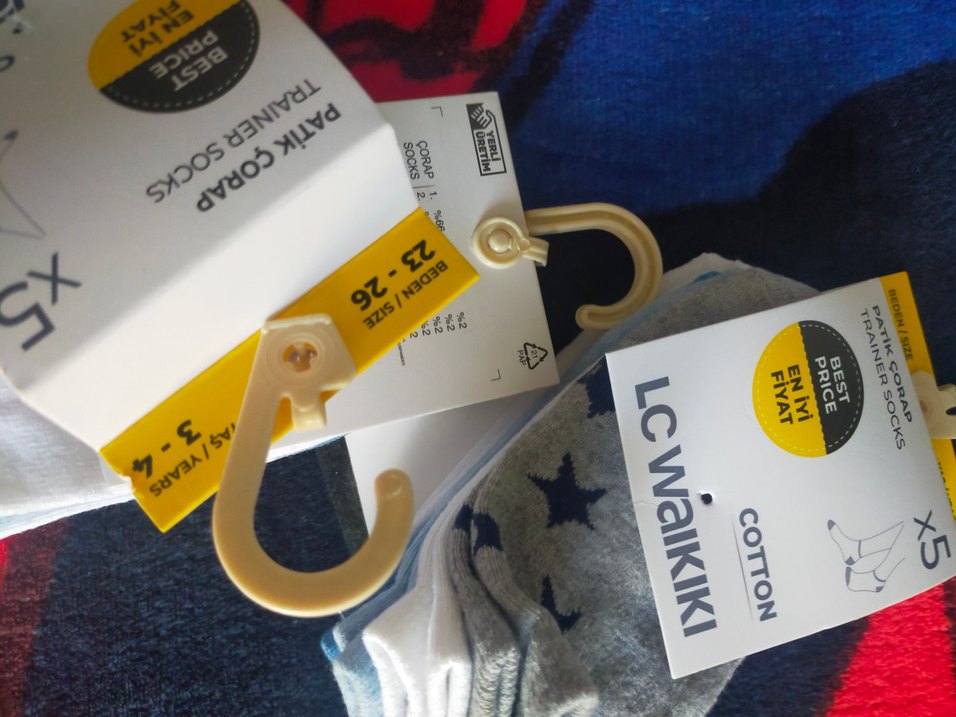 LC Waikiki Erkek Çocuk Pamuklu Renkli Çorap - Görsel 4