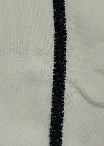 Siyah Yılan Desenli Boncuklu Kadın El Zinciri - Görsel 6