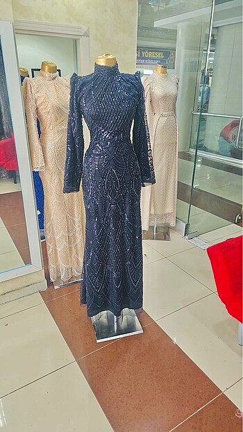 Lacivert balık model abiyemiz