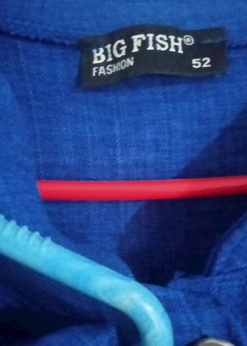 Düğmeli Koyu Mavi Keten Kadın Takim - Görsel 4