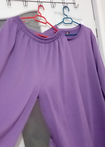 Mor Salaş Uzun Kollu Midi Tunik - Görsel 2