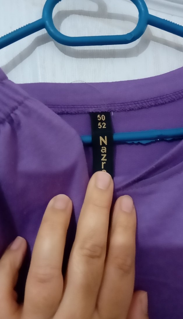 Mor Salaş Uzun Kollu Midi Tunik - Görsel 3