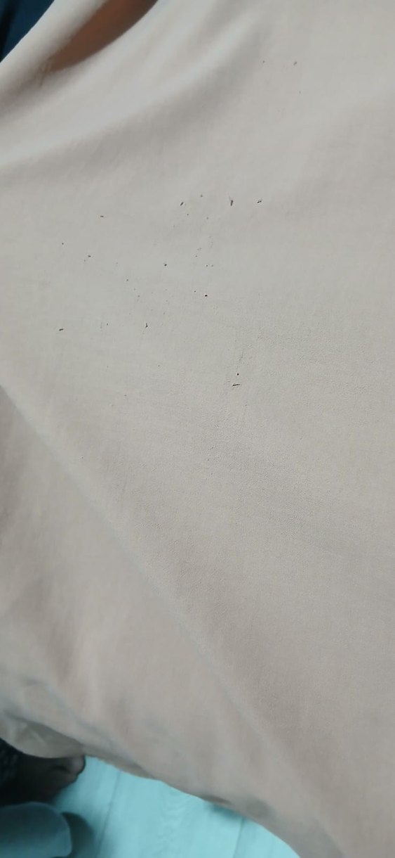 Bej V Yaka Uzun Kollu Kadın Tunik - Görsel 5