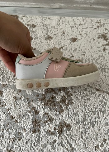 Vicco Kız Çocuk Pudra Pembe Cırt Cırtlı Spor Ayakkabı