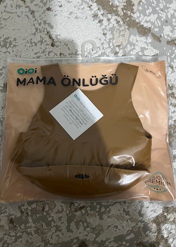 Oioi Kahverengi Bebek Mama Önlüğü