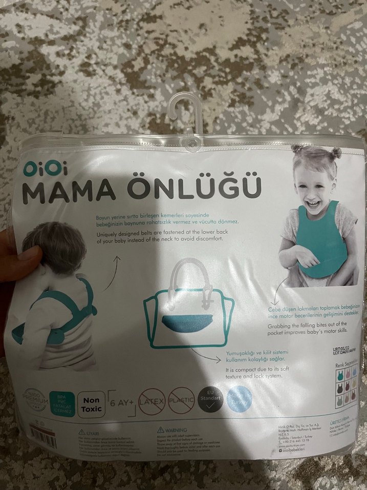 Oioi Kahverengi Bebek Mama Önlüğü - Görsel 2