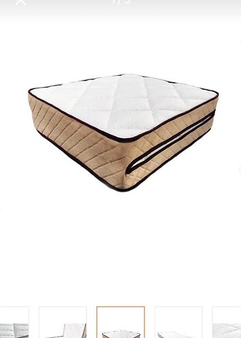 Kahverengi ve Gri Yatak Koruyucu tek kişılık sıfır - Görsel 4