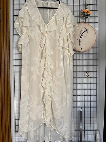 H&M beyaz elbise