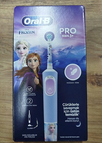Oral-B Pro Kids 3 Frozen Elektrikli Dis Fircasi Mor