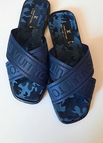 39 Beden lacivert Renk Louis Vuitton Terlik
