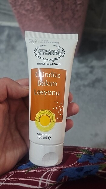 Ersag gündüz bakim kremi