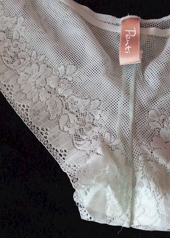 Beyaz Midi Kadın İç Çamaşırı - Görsel 2