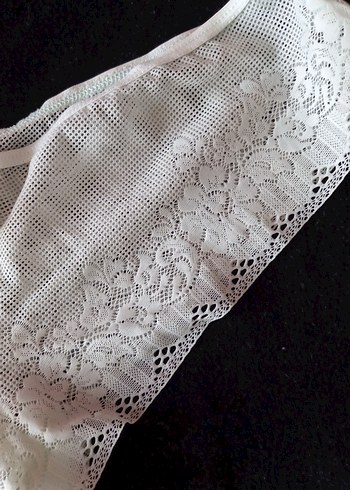 Beyaz Midi Kadın İç Çamaşırı - Görsel 3