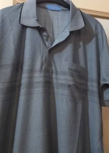 Gri Erkek Polo Tişört - Görsel 4