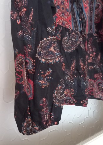 Bohem Desenli Uzun Kollu Bluz - Görsel 3