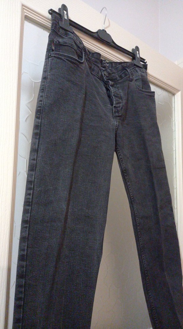 Gri Erkek Denim Pantolon - Görsel 3