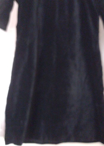 Siyah kadife elbise - Görsel 2