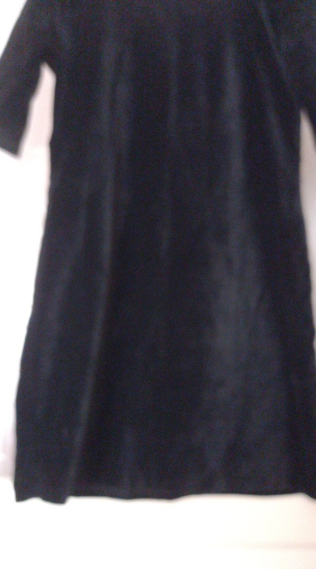 Siyah kadife elbise - Görsel 2