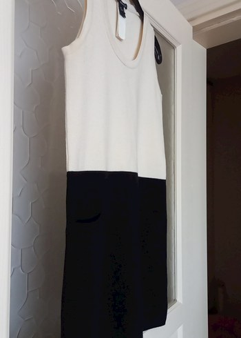 Kolsuz Mini Triko Elbise - Görsel 4