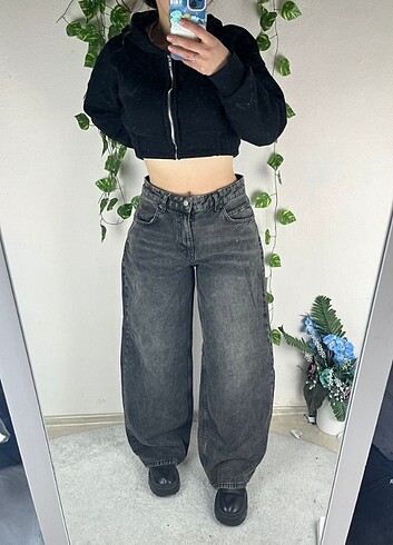 Straight WideLeg Baggy Sıfır Jean İhraç Fazlası Kot Y2K