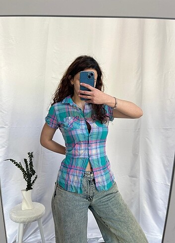 Vintage urban y2K Zara Model Gömlek 