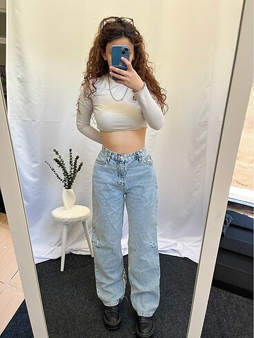 Straight WideLeg Baggy İhraç Fazlası Y2K Kot Jean