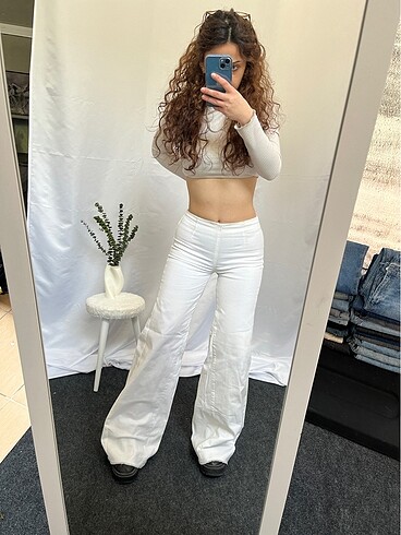 xs Beden Straight WideLeg Baggy İhraç Fazlası Y2K Kot Jean