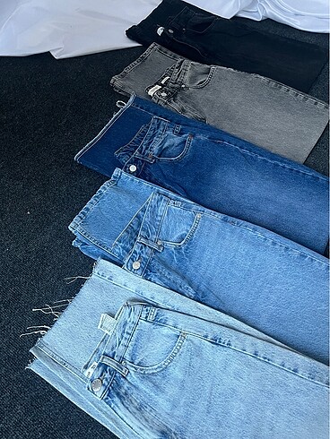 Zara Straight WideLeg Baggy İhraç Fazlası Y2K Kot Jean Pantolon