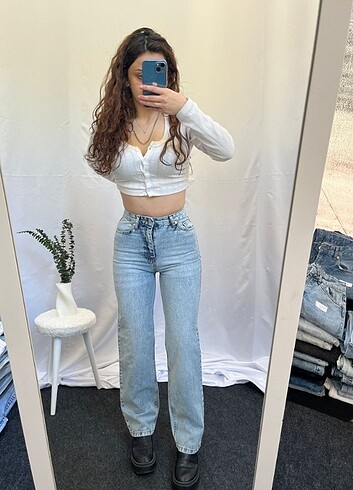 Zara Straight WideLeg Baggy İhraç Fazlası Y2K Kot Jean
