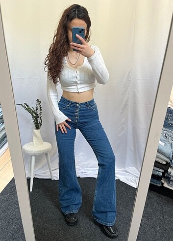 Zara Straight WideLeg Baggy İhraç Fazlası Y2K Kot Jean