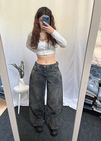 Straight WideLeg Baggy İhraç Fazlası Y2K Kot Jean