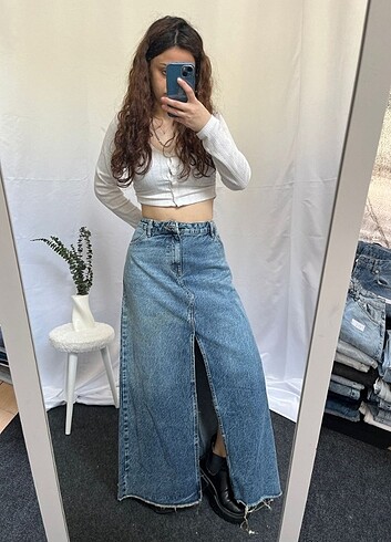 Straight WideLeg Baggy İhraç Fazlası Y2K Etek