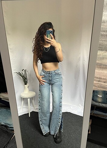 Straight WideLeg Baggy İhraç Fazlası Y2K Kot Jean