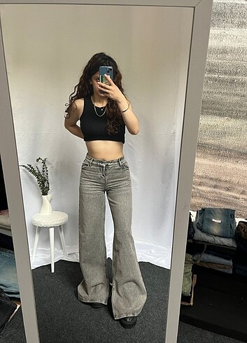 Zara Straight WideLeg Baggy İhraç Fazlası Y2K Kot Jean