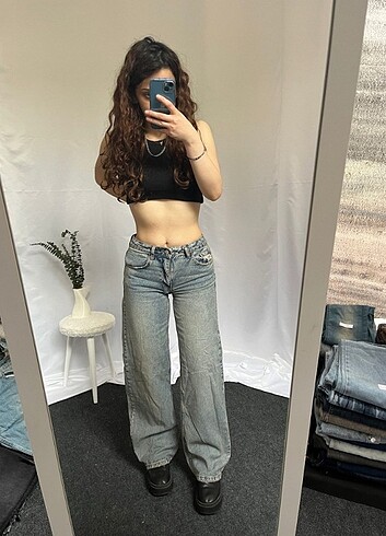 Straight WideLeg Baggy İhraç Fazlası Y2K Kot Jean