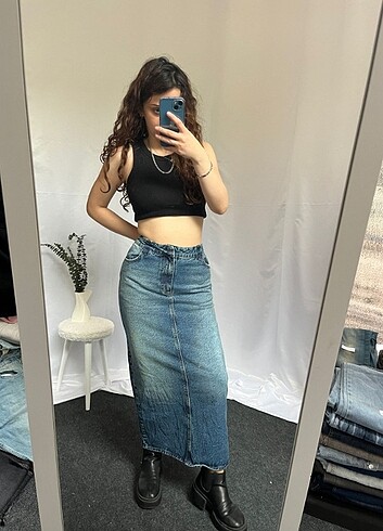 Zara Straight WideLeg Baggy İhraç Fazlası Y2K Etek