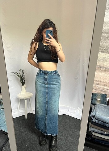 Straight WideLeg Baggy İhraç Fazlası Y2K Etek